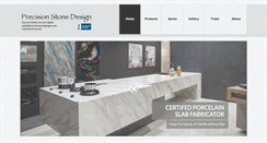 Desktop Screenshot of precisionstonedesigns.com